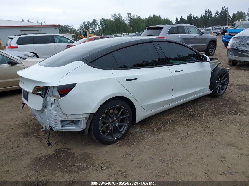 2021 Tesla Model 3 Standard Range Plus Rear-Wheel Drive VIN: 5YJ3E1EA2MF047785 Lot: 39464070