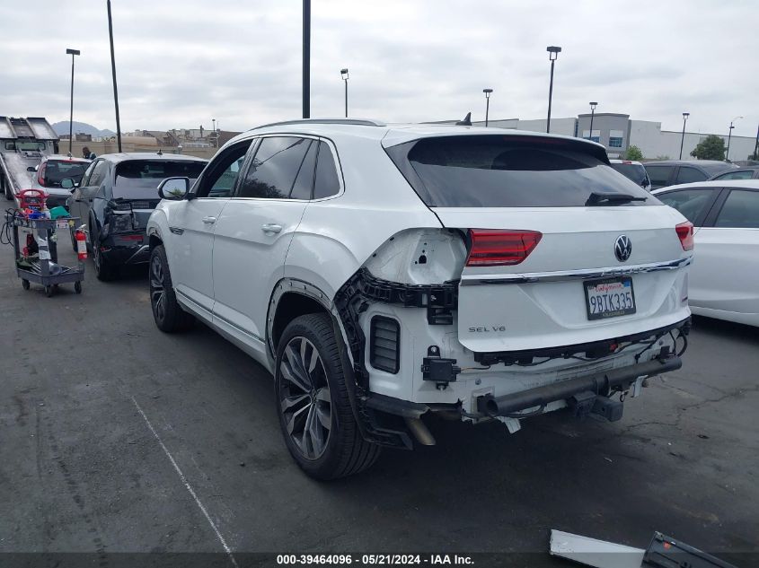 2022 Volkswagen Atlas Cross Sport 3.6L V6 Sel Premium R-Line VIN: 1V2FE2CA3NC218918 Lot: 39464096