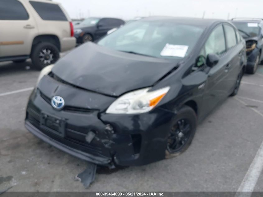 2014 Toyota Prius Four VIN: JTDKN3DU7E0378980 Lot: 39464099