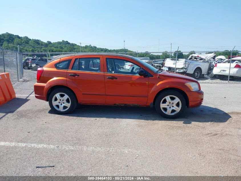 2007 Dodge Caliber Sxt VIN: 1B3HB48B77D235333 Lot: 39464103