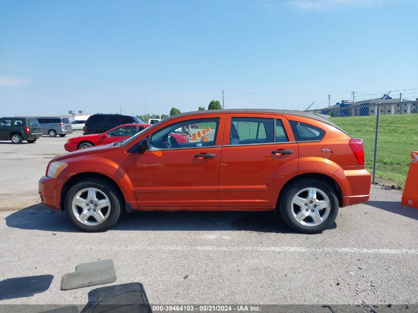 2007 Dodge Caliber Sxt VIN: 1B3HB48B77D235333 Lot: 39464103