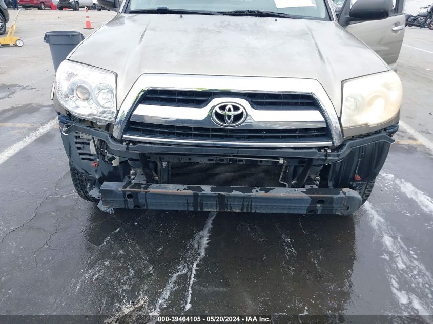 2007 Toyota 4Runner Sr5 V6 VIN: JTEZU14R670096345 Lot: 39464105