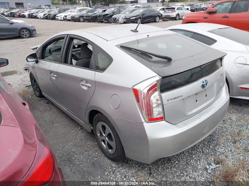 2015 Toyota Prius Three VIN: JTDKN3DU7F0473475 Lot: 39464109