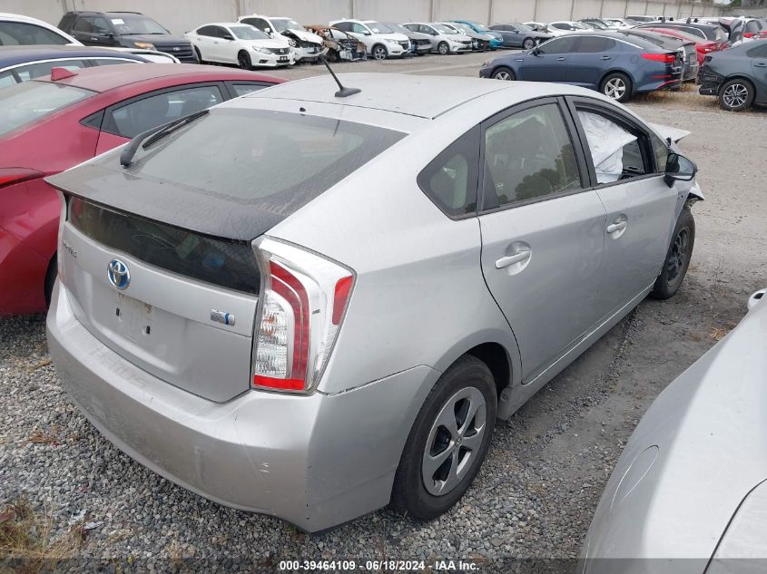 2015 Toyota Prius Three VIN: JTDKN3DU7F0473475 Lot: 39464109