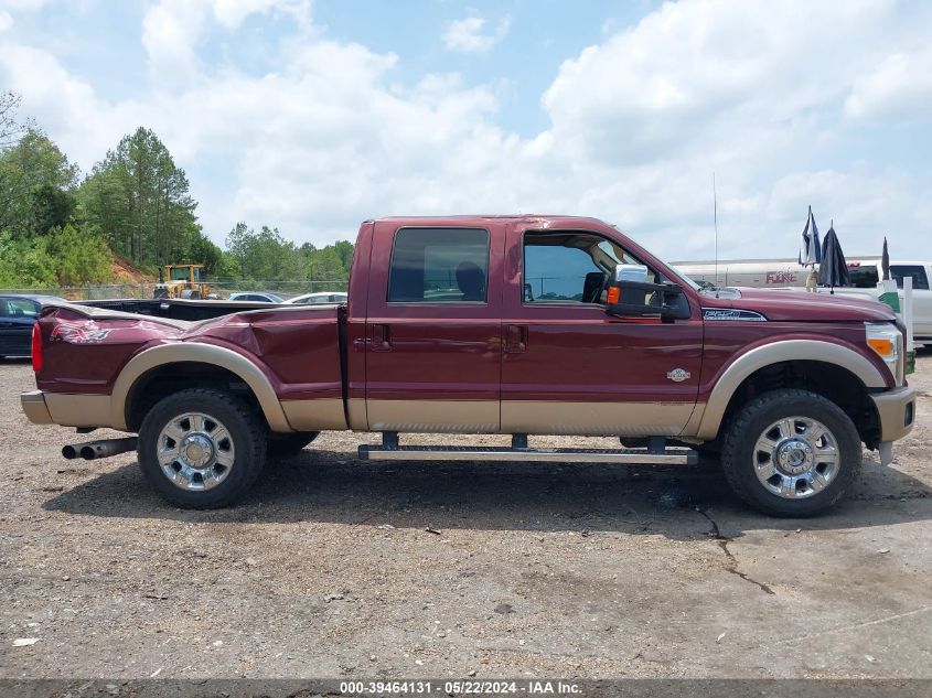 2012 Ford F-250 Lariat VIN: 1FT7W2BT3CEC23947 Lot: 39464131