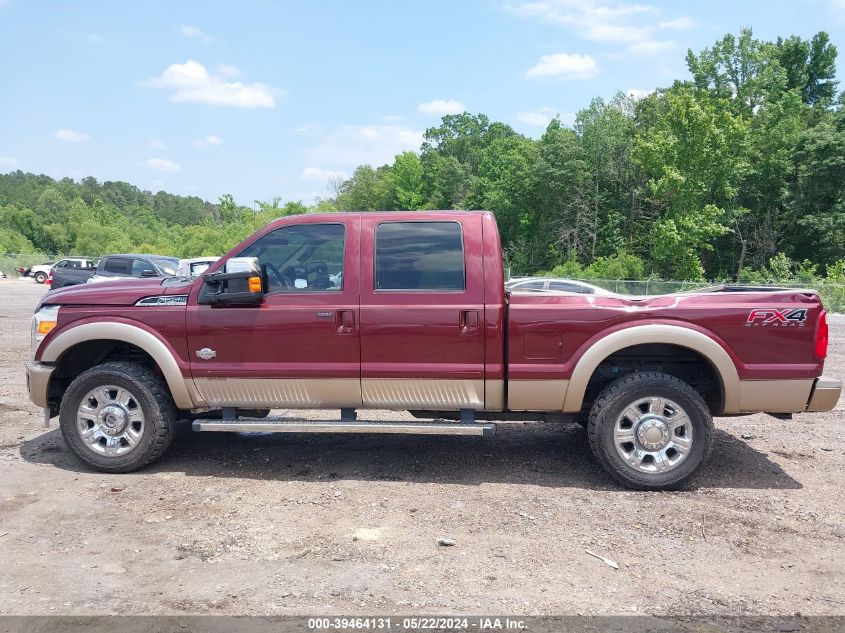 2012 Ford F-250 Lariat VIN: 1FT7W2BT3CEC23947 Lot: 39464131