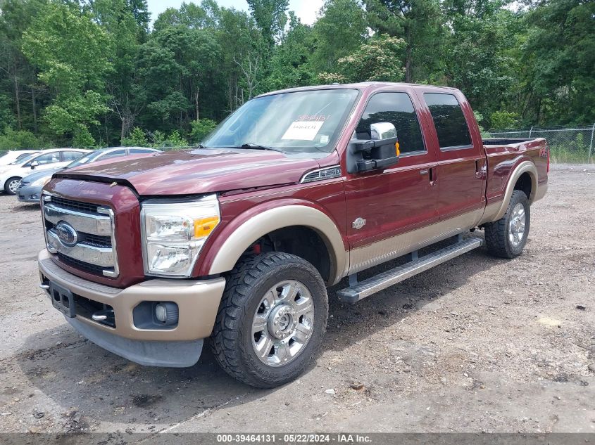 2012 Ford F-250 Lariat VIN: 1FT7W2BT3CEC23947 Lot: 39464131