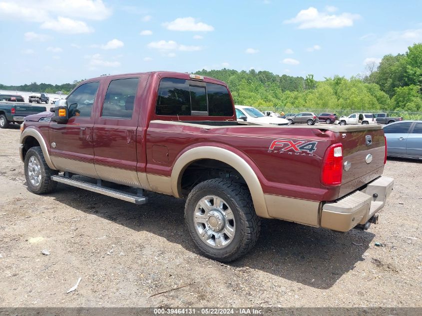 2012 Ford F-250 Lariat VIN: 1FT7W2BT3CEC23947 Lot: 39464131