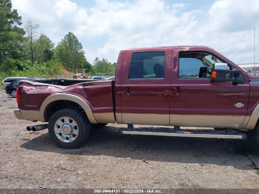 2012 Ford F-250 Lariat VIN: 1FT7W2BT3CEC23947 Lot: 39464131