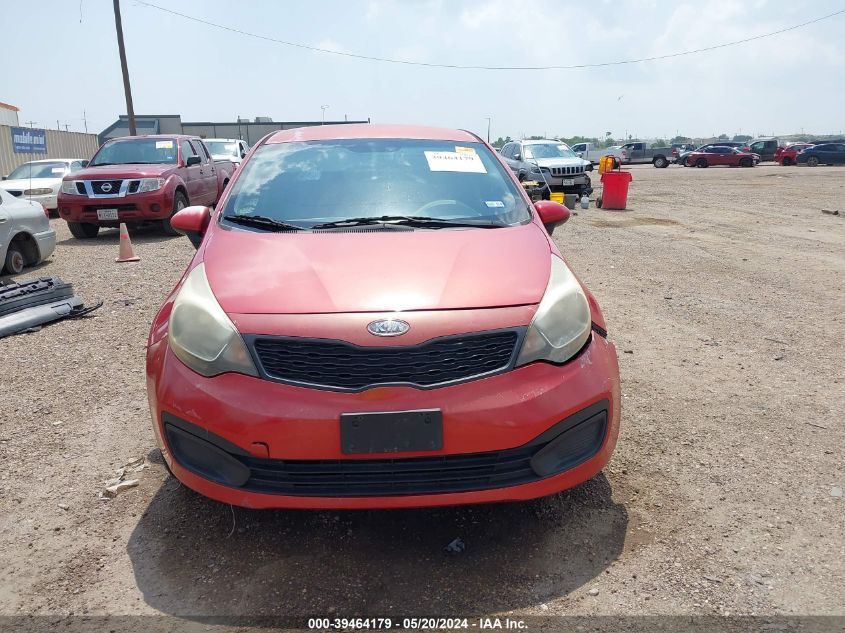 2013 Kia Rio Lx VIN: KNADM4A36D6113375 Lot: 39464179