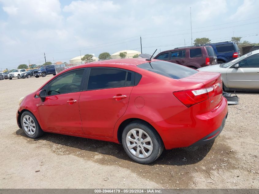 2013 Kia Rio Lx VIN: KNADM4A36D6113375 Lot: 39464179