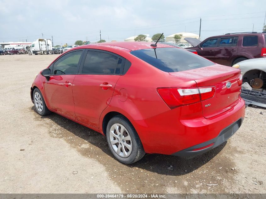 2013 Kia Rio Lx VIN: KNADM4A36D6113375 Lot: 39464179