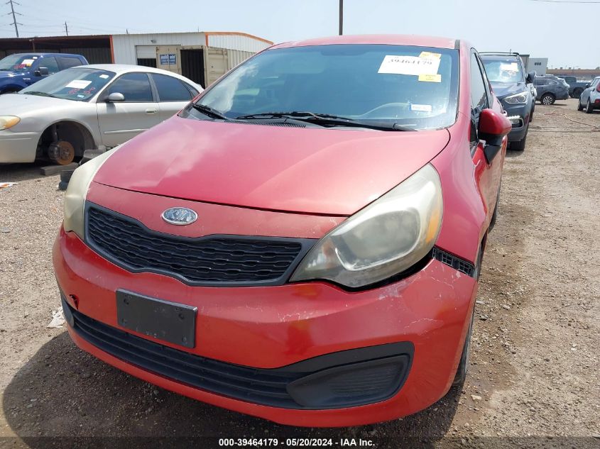 2013 Kia Rio Lx VIN: KNADM4A36D6113375 Lot: 39464179