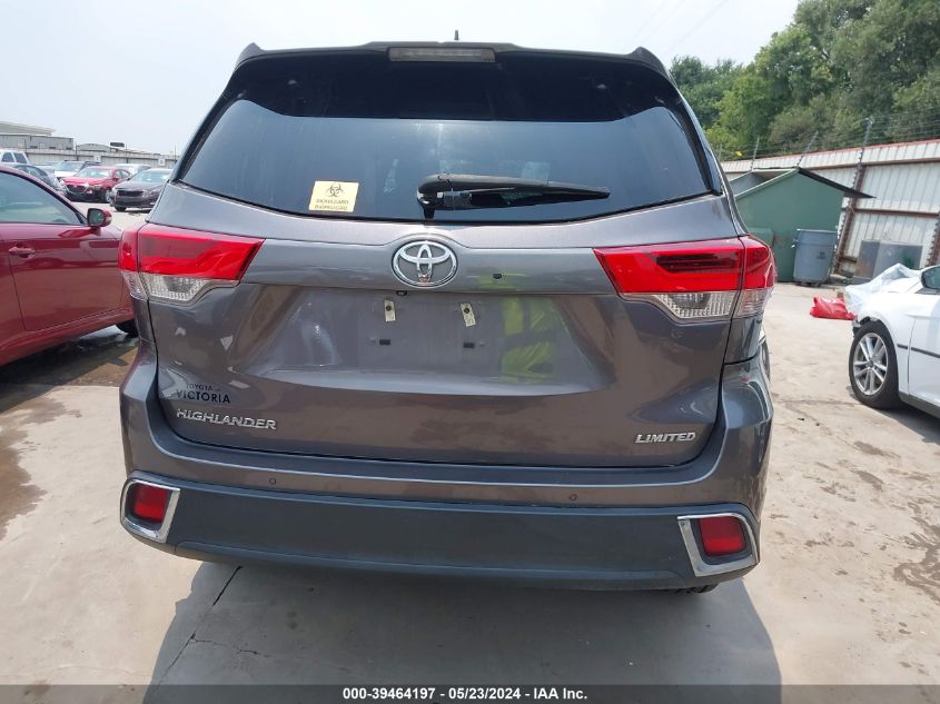 2019 Toyota Highlander Limited VIN: 5TDYZRFH0KS310286 Lot: 39464197