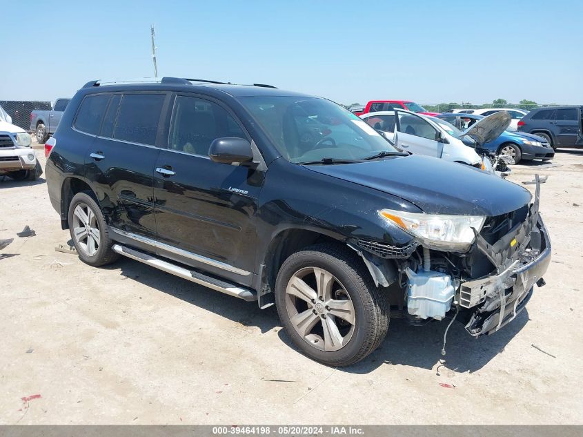 5TDYK3EH8DS103392 2013 Toyota Highlander Limited V6