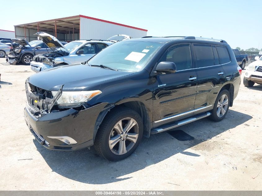 5TDYK3EH8DS103392 2013 Toyota Highlander Limited V6