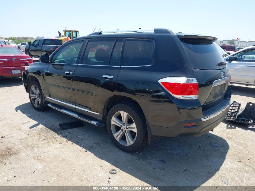 5TDYK3EH8DS103392 2013 Toyota Highlander Limited V6