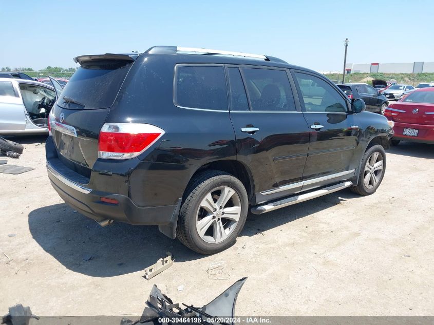 5TDYK3EH8DS103392 2013 Toyota Highlander Limited V6