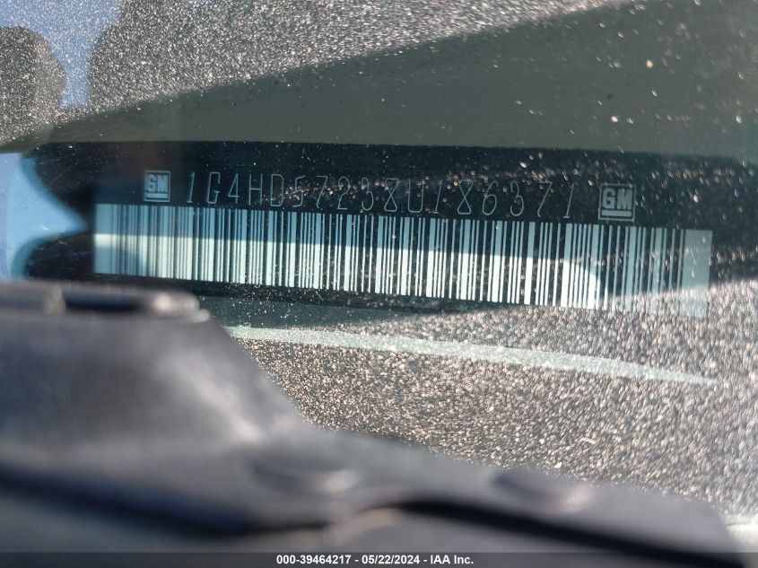 2008 Buick Lucerne Cxl VIN: 1G4HD57238U186371 Lot: 39464217