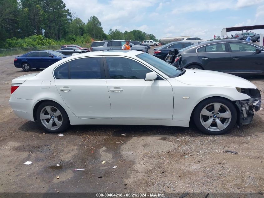 2007 BMW 525I VIN: WBANE53587CW68159 Lot: 39464218