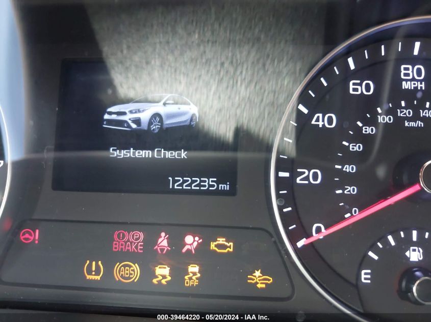 2019 Kia Forte Fe/Lx/Lxs VIN: 3KPF24AD7KE081568 Lot: 39464220