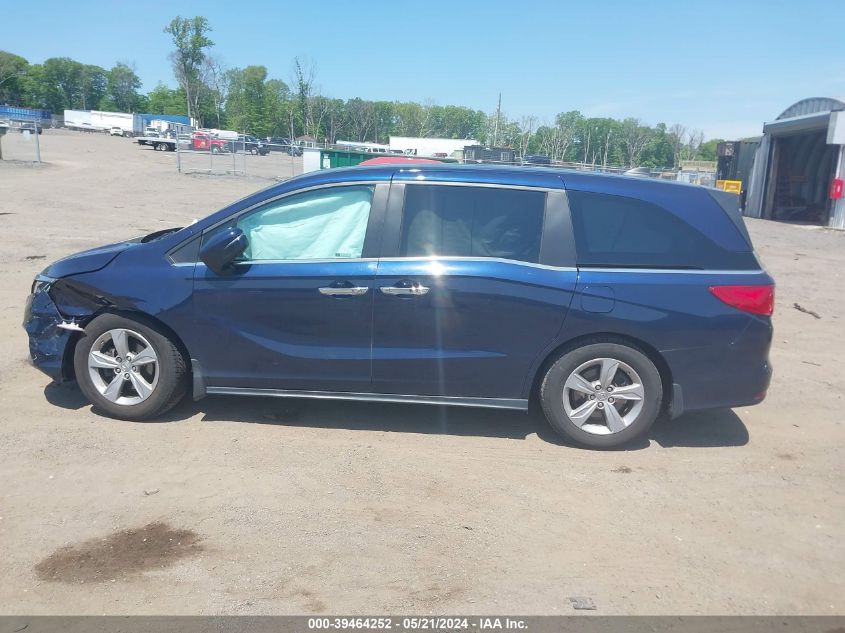 2018 Honda Odyssey Ex-L VIN: 5FNRL6H7XJB100693 Lot: 39464252