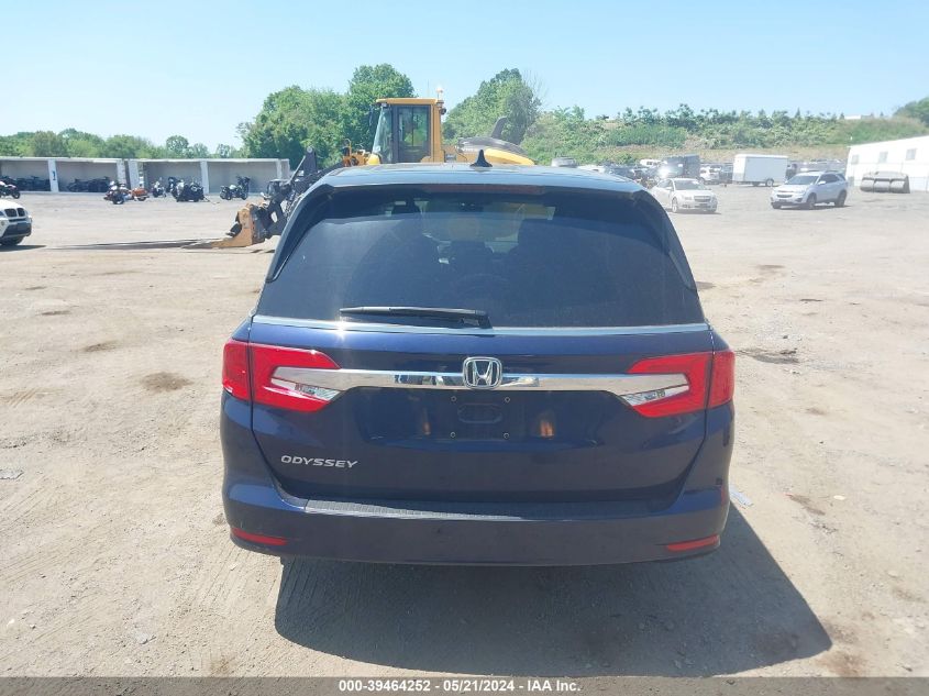 2018 Honda Odyssey Ex-L VIN: 5FNRL6H7XJB100693 Lot: 39464252