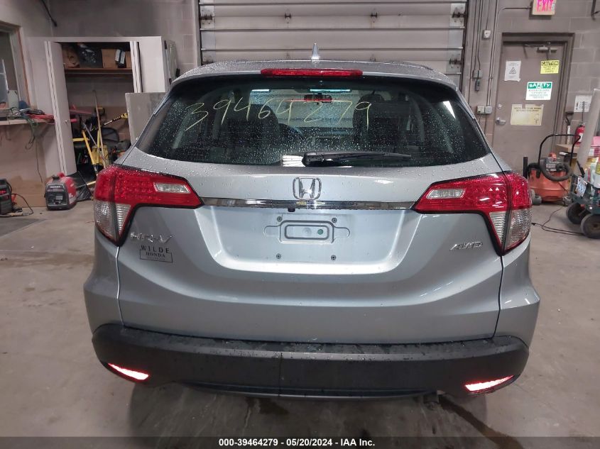 2019 Honda Hr-V Lx VIN: 3CZRU6H37KG726766 Lot: 39464279