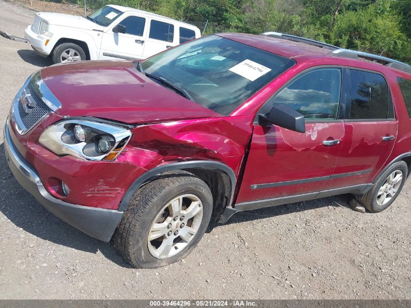 2009 GMC Acadia Sle-1 VIN: 1GKER13D19J113273 Lot: 39464296