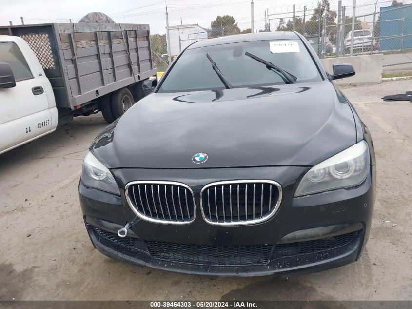 2012 BMW 750Li VIN: WBAKB8C58CDX20438 Lot: 39464303