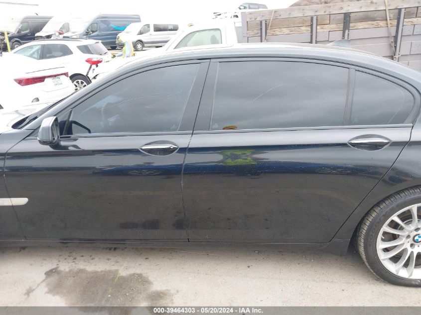 2012 BMW 750Li VIN: WBAKB8C58CDX20438 Lot: 39464303