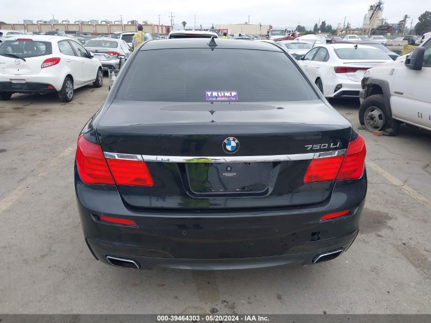 2012 BMW 750Li VIN: WBAKB8C58CDX20438 Lot: 39464303