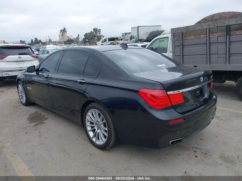 2012 BMW 750Li VIN: WBAKB8C58CDX20438 Lot: 39464303