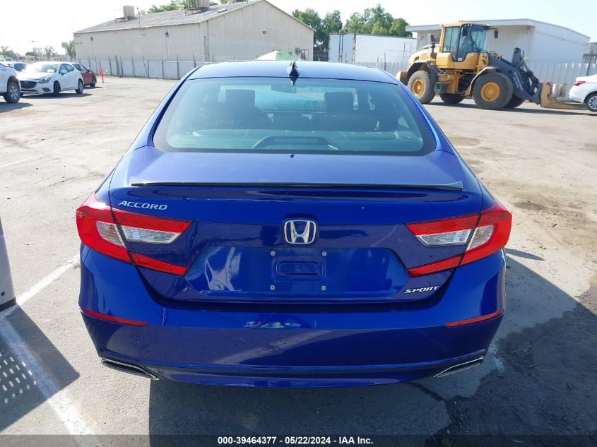 2022 Honda Accord Sport VIN: 1HGCV1F35NA031270 Lot: 39464377
