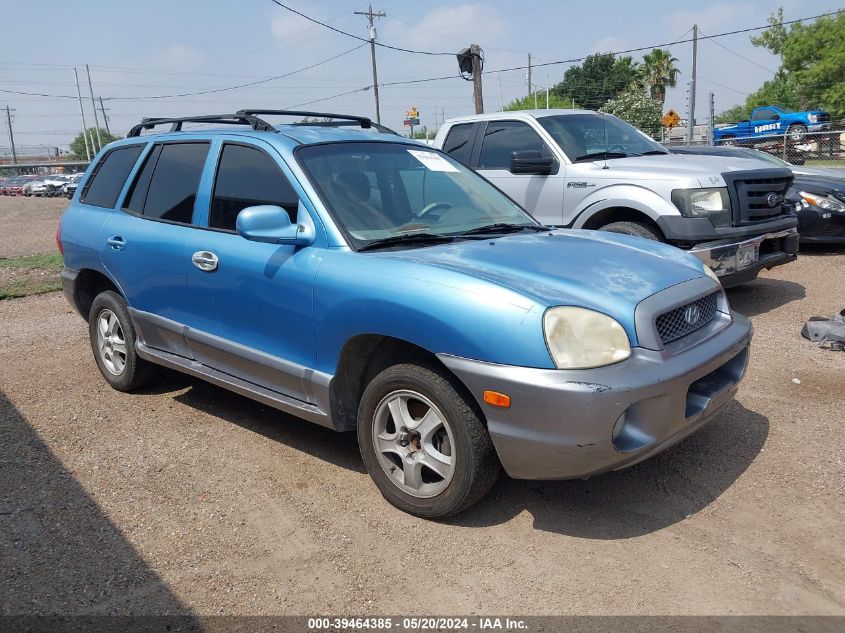 2003 Hyundai Santa Fe Gls/Lx VIN: KM8SC13D93U494825 Lot: 39464385