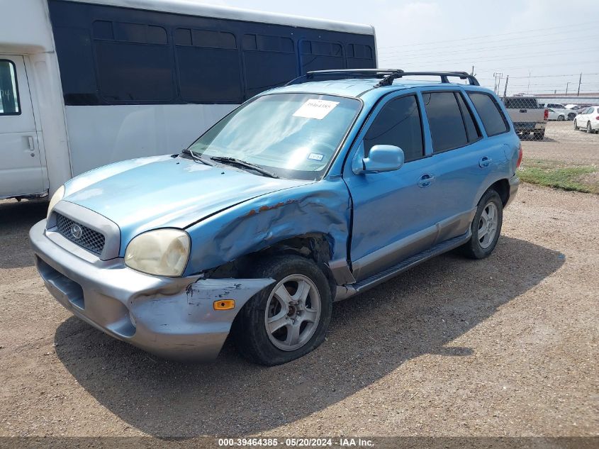 2003 Hyundai Santa Fe Gls/Lx VIN: KM8SC13D93U494825 Lot: 39464385