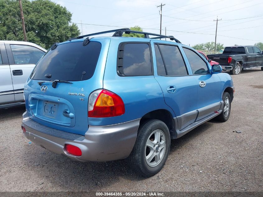 2003 Hyundai Santa Fe Gls/Lx VIN: KM8SC13D93U494825 Lot: 39464385