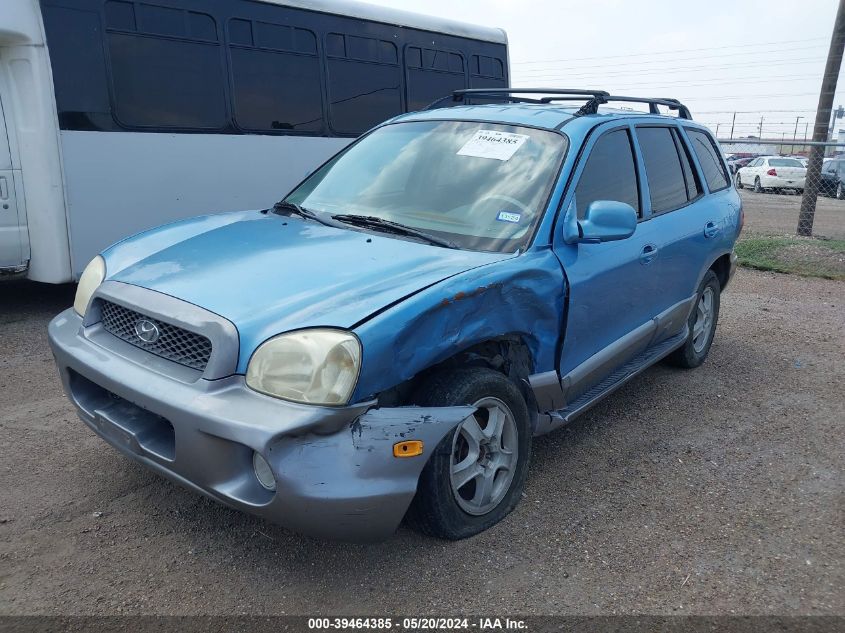 2003 Hyundai Santa Fe Gls/Lx VIN: KM8SC13D93U494825 Lot: 39464385