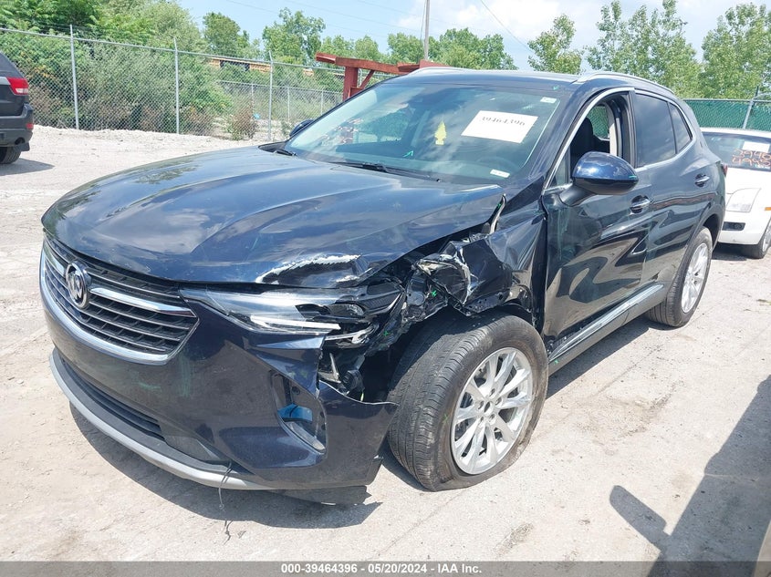 VIN LRBAZLR49MD073320 2021 BUICK ENVISION FWD PREFERRED