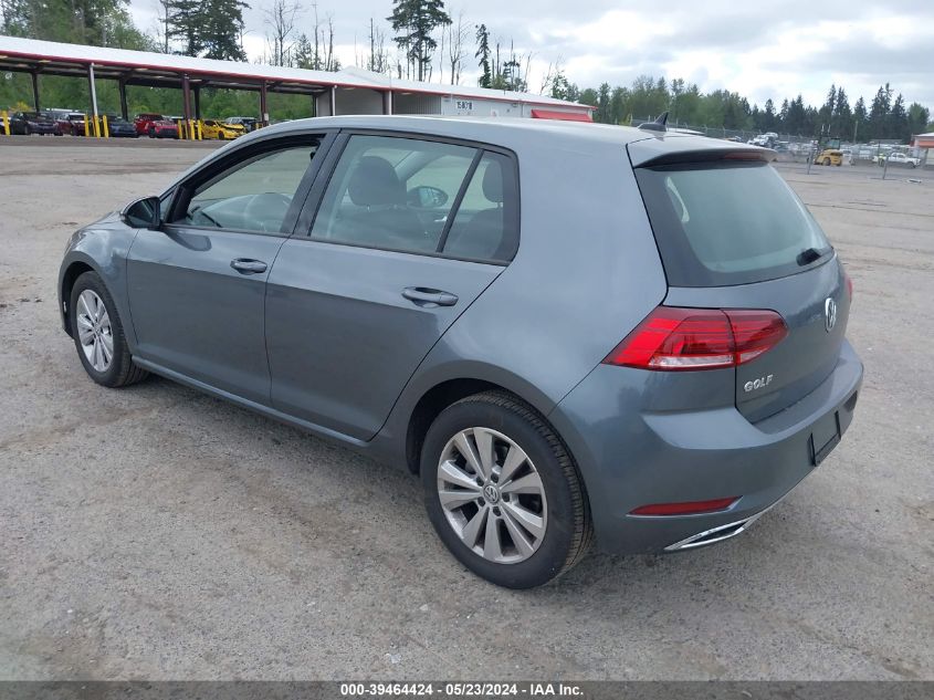 2021 Volkswagen Golf 1.4T Tsi VIN: 3VWG57AU1MM014273 Lot: 39464424