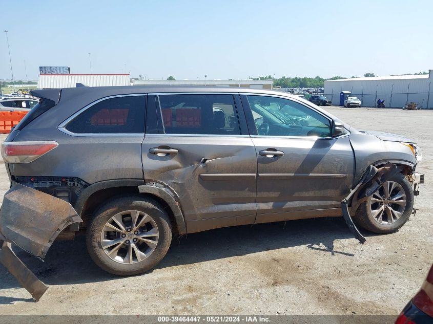 2014 Toyota Highlander Le Plus V6 VIN: 5TDZKRFH3ES004888 Lot: 39464447