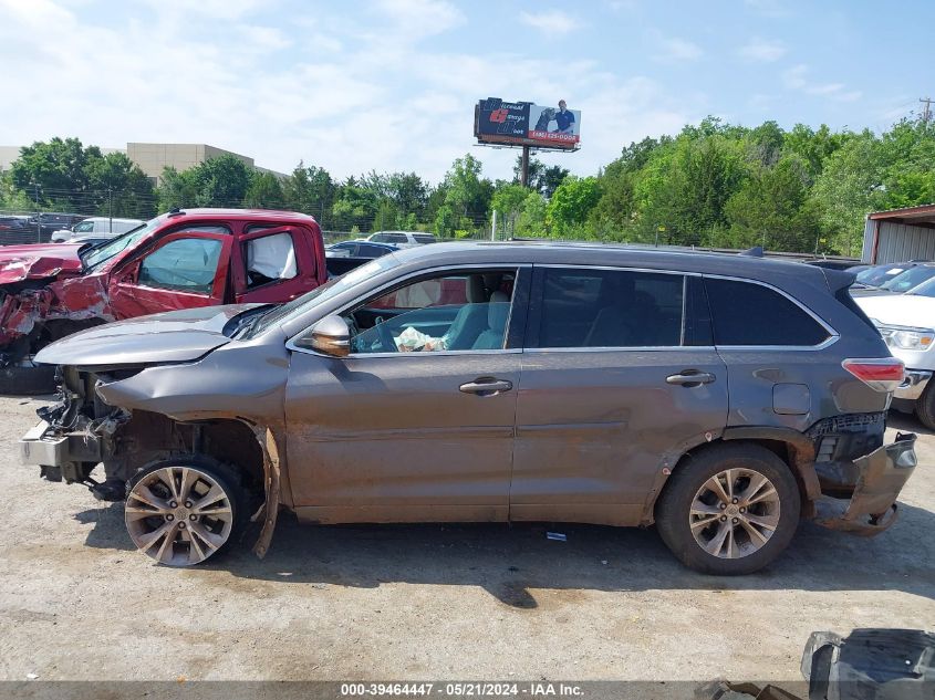 2014 Toyota Highlander Le Plus V6 VIN: 5TDZKRFH3ES004888 Lot: 39464447