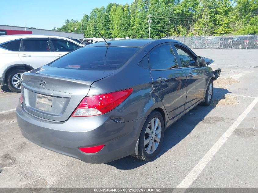 2013 Hyundai Accent Gls VIN: KMHCU4AE4DU418347 Lot: 39464485