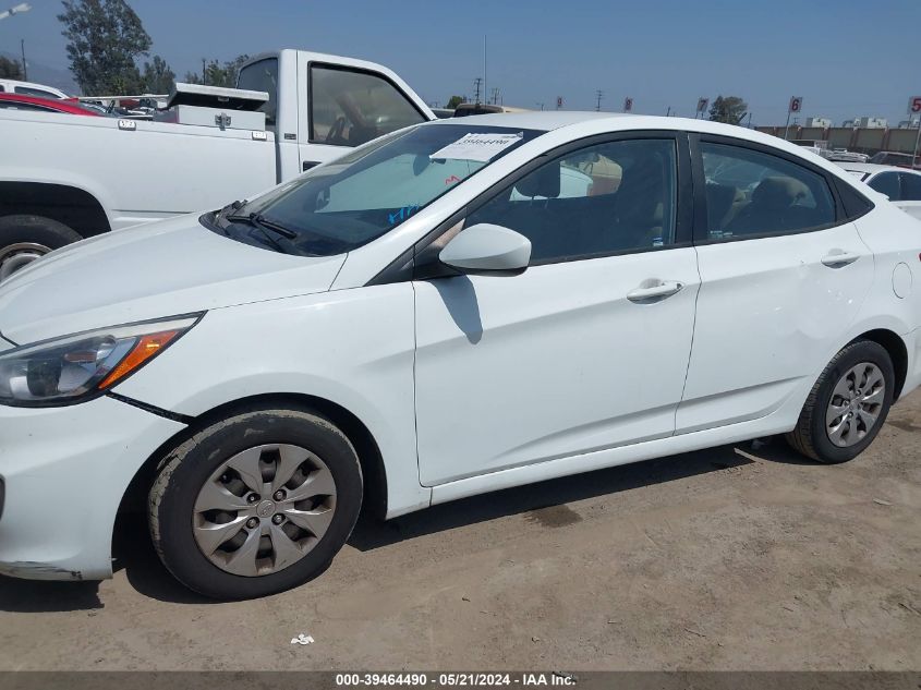 2016 Hyundai Accent Se VIN: KMHCT4AE9GU956839 Lot: 39464490