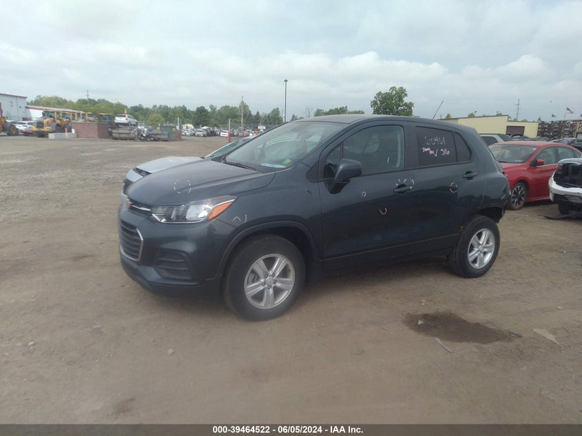 VIN KL7CJNSB0MB349558 2021 CHEVROLET TRAX AWD LS