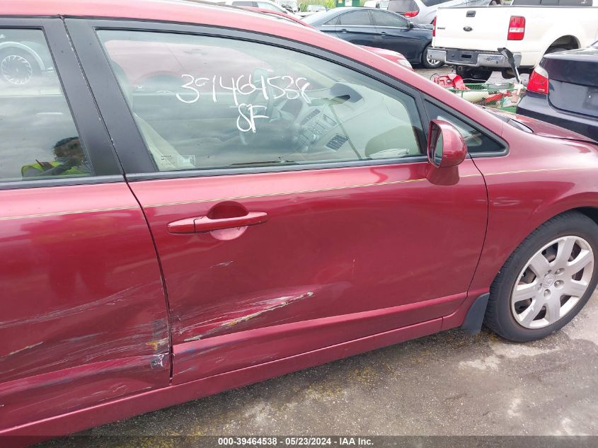 2008 Honda Civic Lx VIN: 2HGFA15598H520708 Lot: 39464538