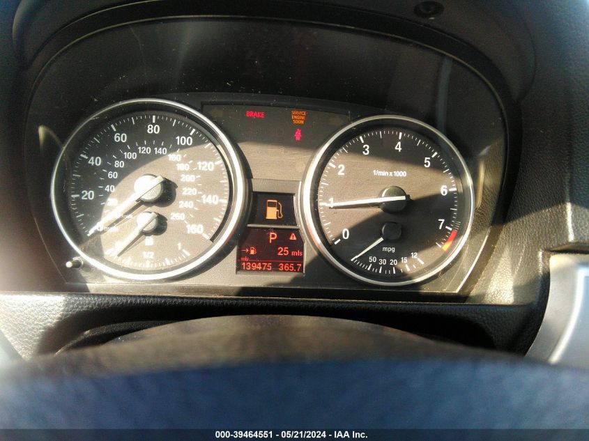 2011 BMW 328I Xi VIN: WBAPK7C5XBA820816 Lot: 39464551