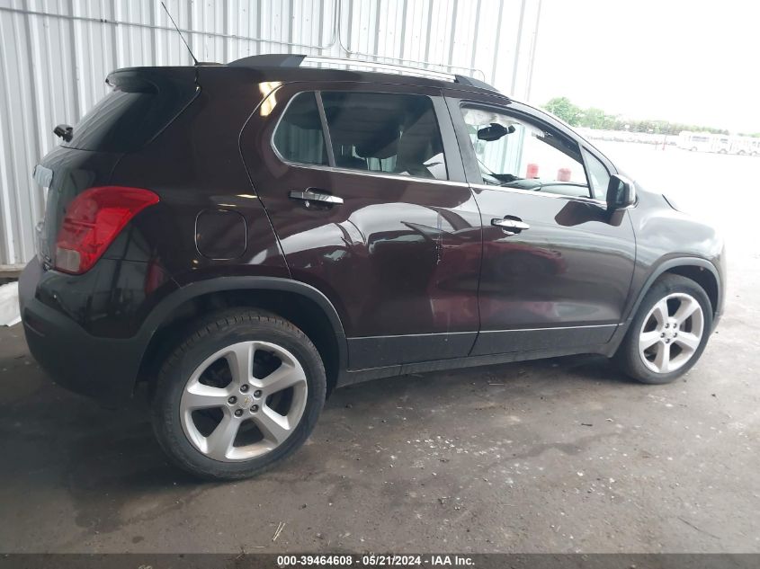 2016 Chevrolet Trax Ltz VIN: KL7CJRSB9GB573262 Lot: 39464608