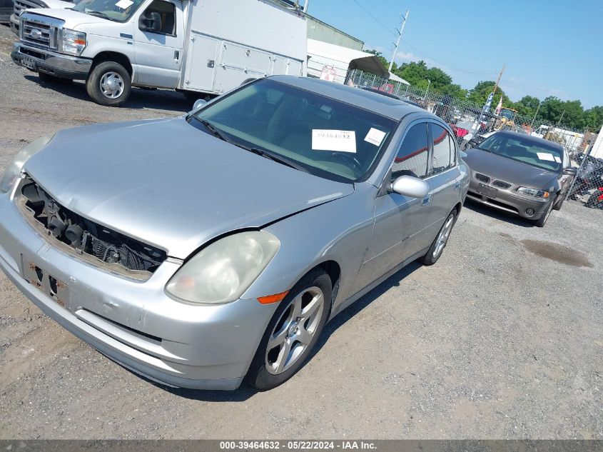 2003 Infiniti G35 Luxury Leather VIN: JNKCV51E13M015821 Lot: 39464632