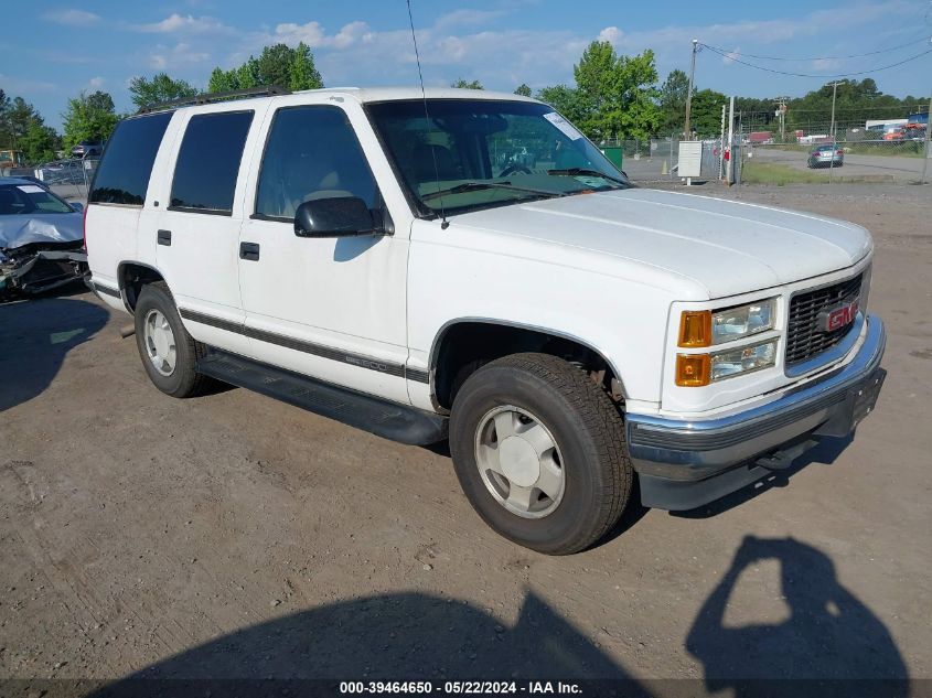 1999 GMC Yukon Sle VIN: 1GKEK13RXXJ727025 Lot: 39464650